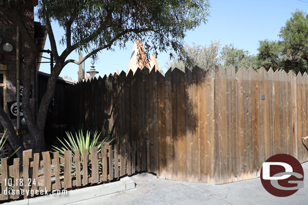 Renovation work on the seating areas for the Cozy Cone is ongoing.