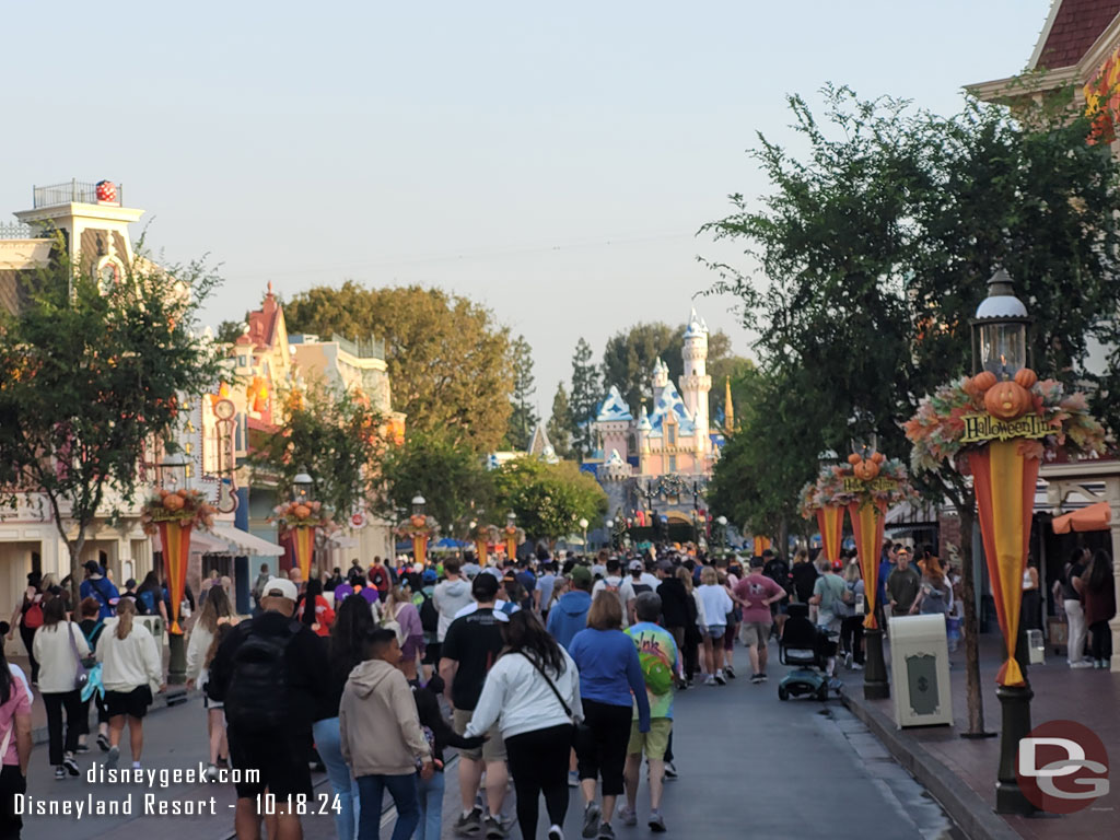 Main Street USA this morning