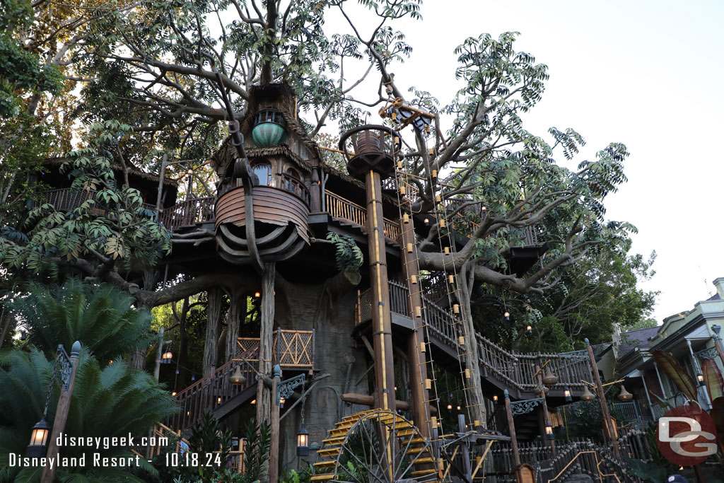 Passing by the treehouse