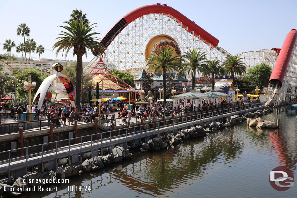 Pixar Pier the afternoon