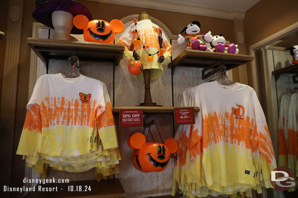 Halloween merchandise mark downs have started with a number of items on sale throughout the resort.