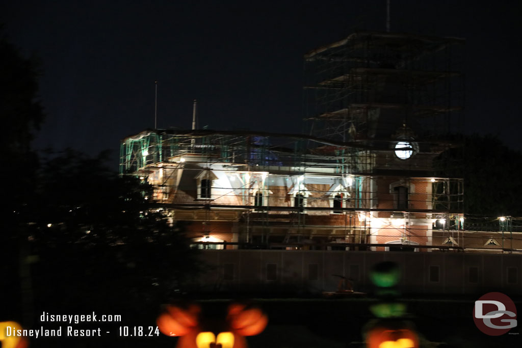 Passing by the entrance to Disneyland on the Monorail 