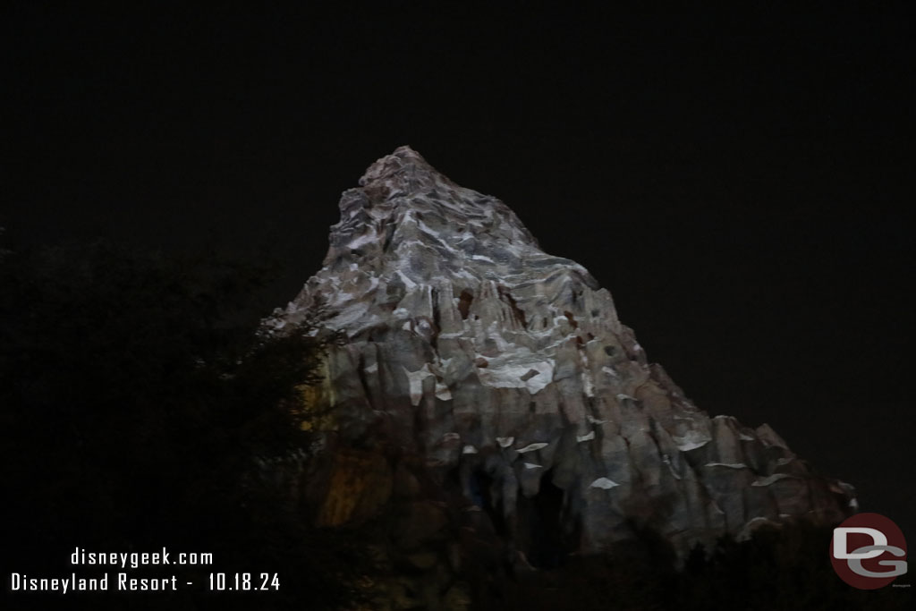 The Matterhorn this evening