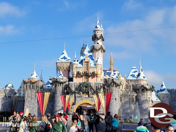 Sleeping Beauty Castle this morning