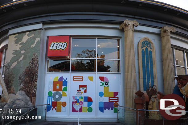 The LEGO store is still closed for renovations