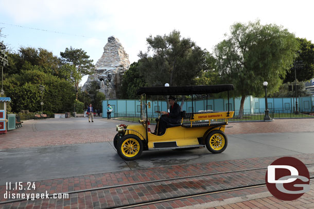 Main Street vehicles were making the rounds