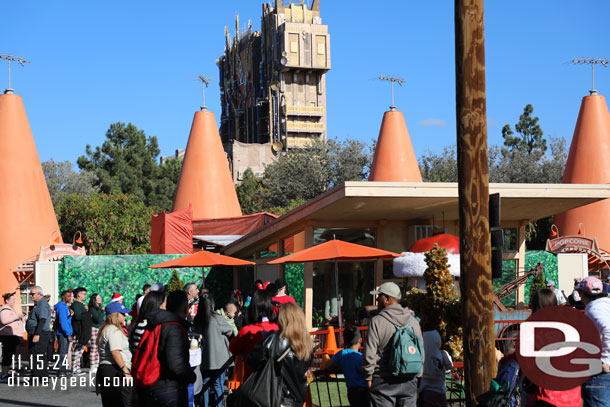 Walls still up behind the Cozy Cone