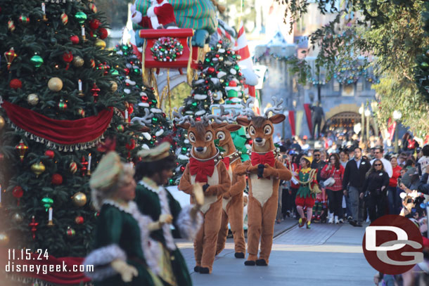 Santa on Main Street