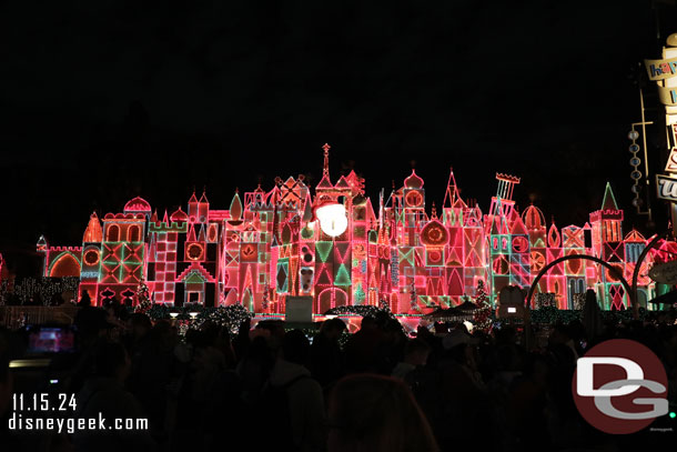 it's a small world holiday this evening