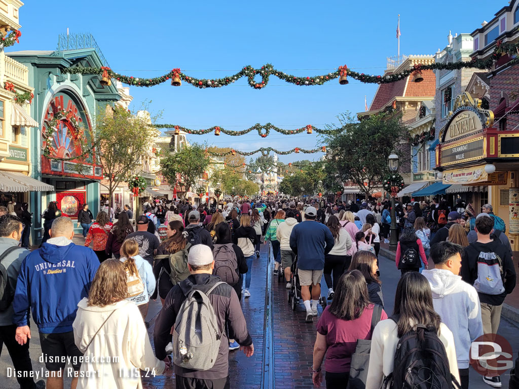 8:01am - Main Street USA