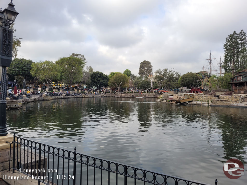 The Rivers of America this morning