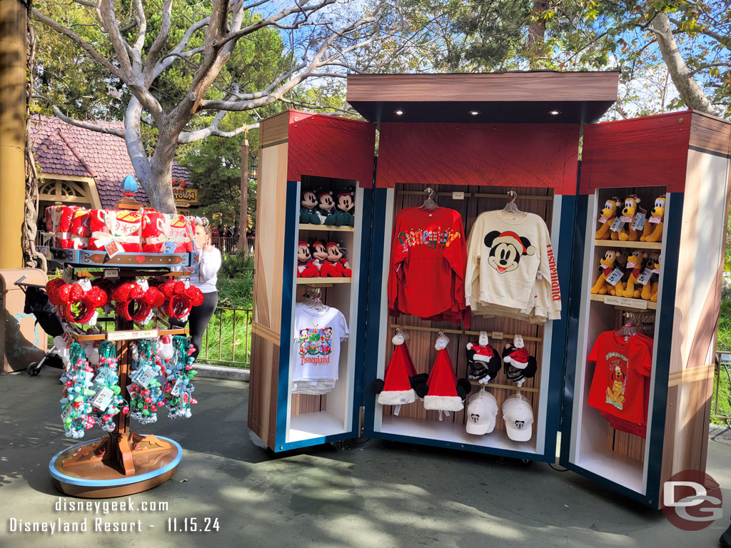 The merchandise selection