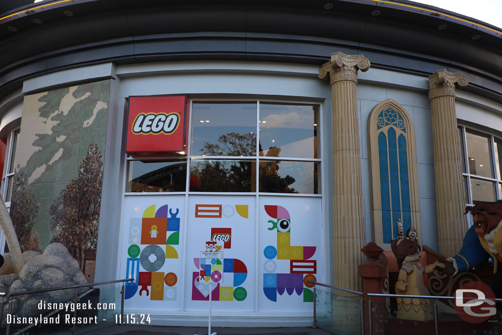 The LEGO store is still closed for renovations