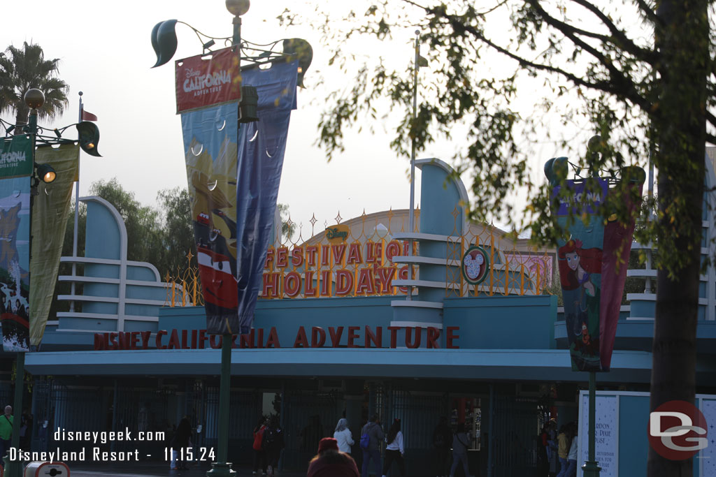 Disney California Adventure kicks off the Disney Festival of Holidays today