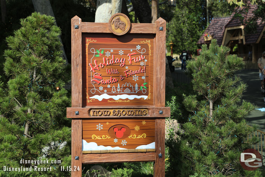 10:16am - Time for some Holiday Fun with Santa & Friends! at the Fantasyland Theatre