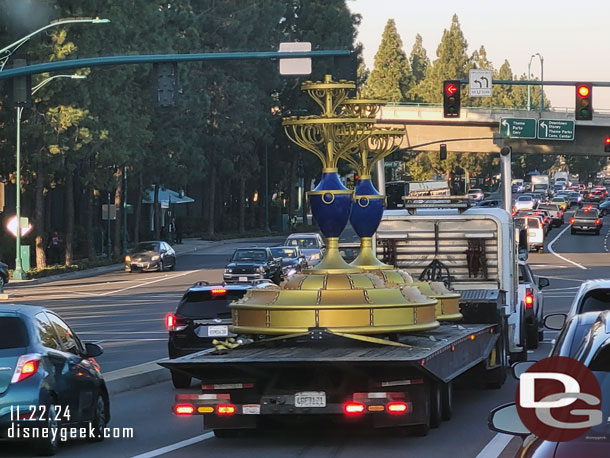 7:21am - Paint the Night Elements arriving at Disneyland this morning.