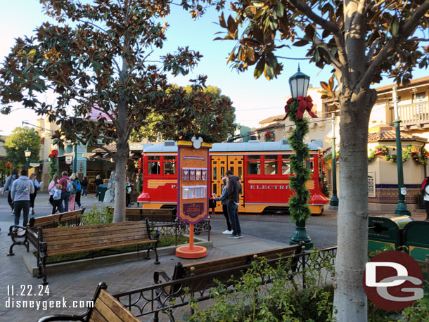 Buena Vista Street this morning