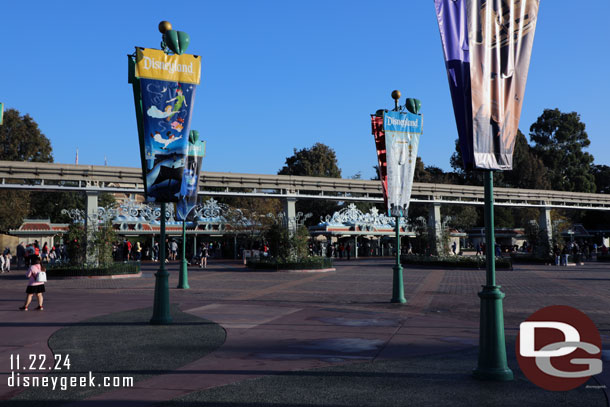 No lines to enter Disneyland this morning.