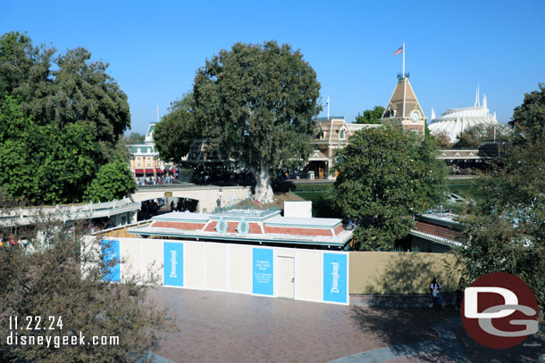 The left/west side gates are still behind walls.