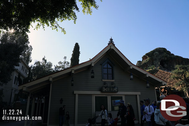 No real visible progress on the Carriage House at the Haunted Mansion