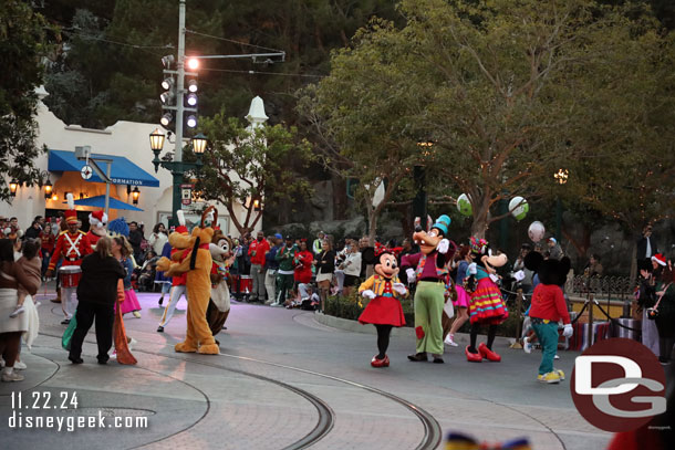 4:42pm - Mickey's Happy Holidays in Carthay Circle