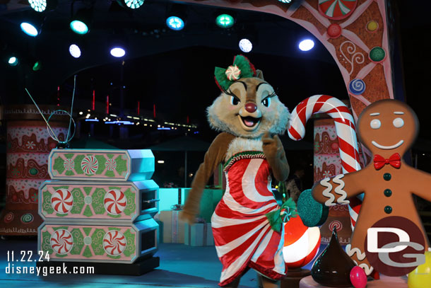 Clarice at the Disney Holiday Dance Party