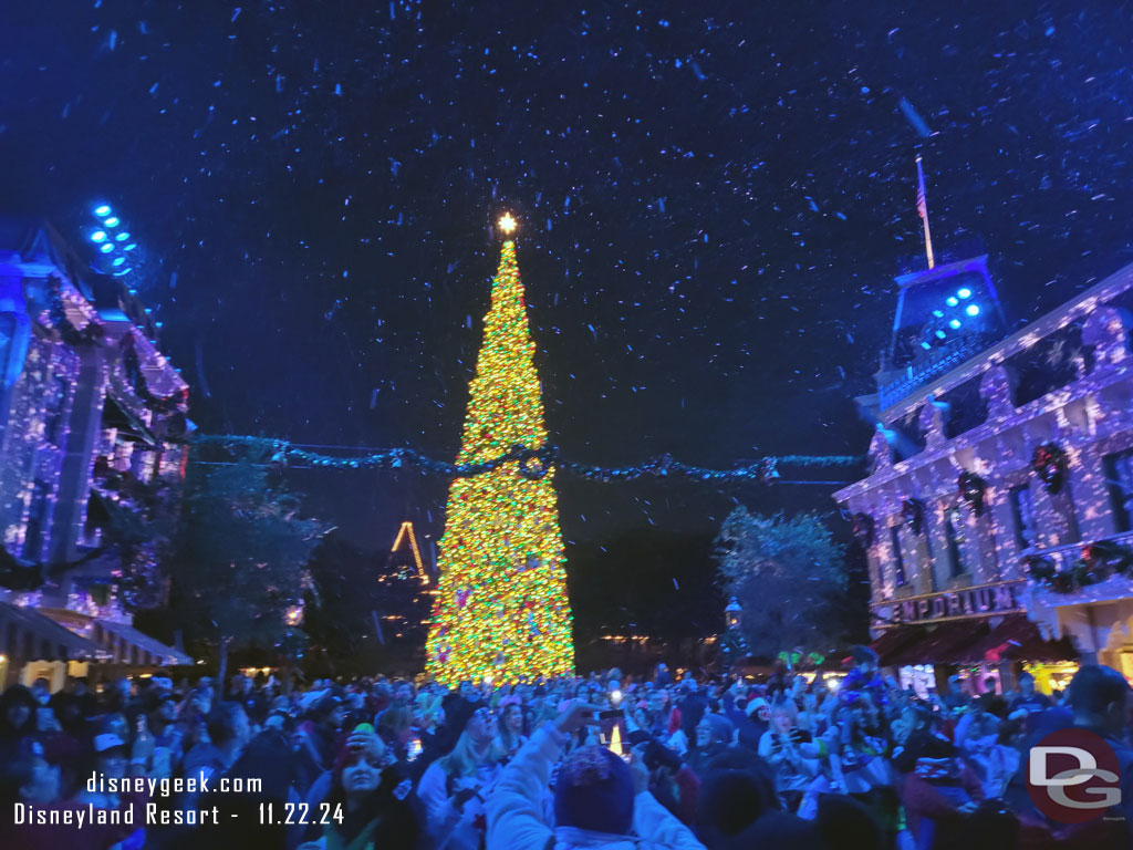 Wintertime Enchantment on Main Street USA at Disneyland