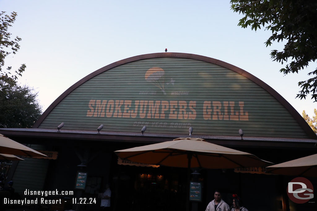 Stopped by Smokejumpers for something to eat this afternoon