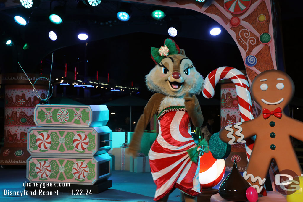 Clarice at the Disney Holiday Dance Party