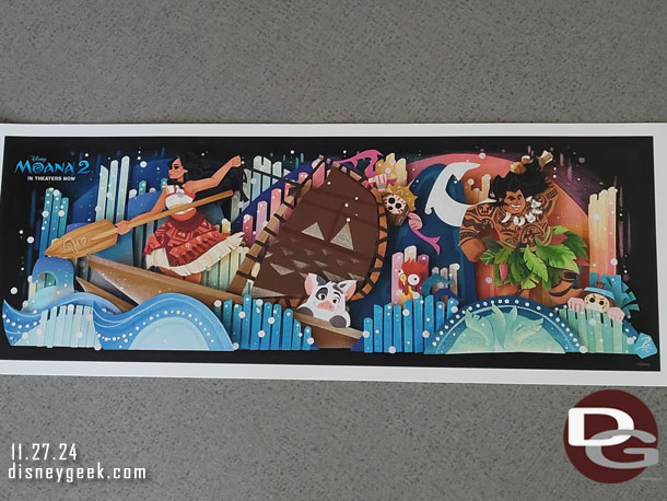 Magic Key Passholder Moana 2 print