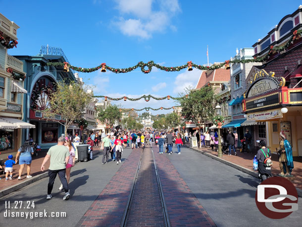 11:42am - Main Street USA at Disneyland