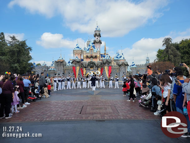 The Disneyland Band performing.