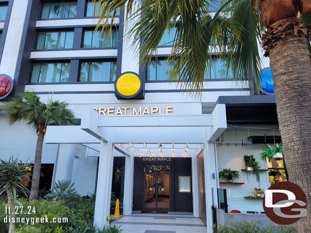 Walked over to the Pixar Place Hotel