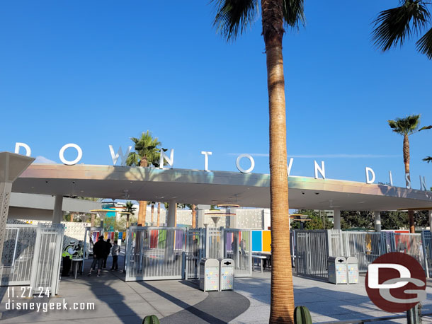 Passing by Downtown Disney.