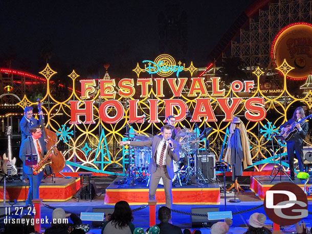 6:30pm - The Secret Agents performing at Disney Festival of Holidays