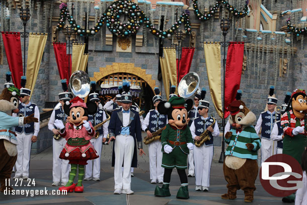 Mickey and Friends join the Disneyland Band