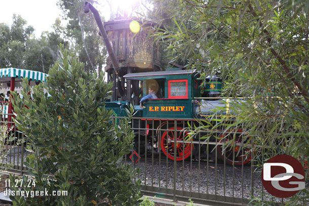 The Disneyland Railroad from the new walkway