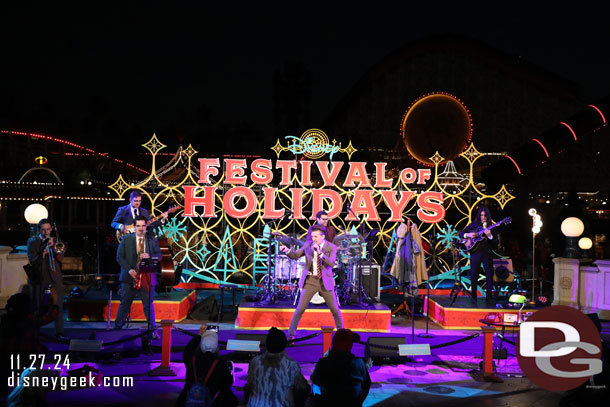 5:15pm - The Secret Agents performing at Disney Festival of Holidays