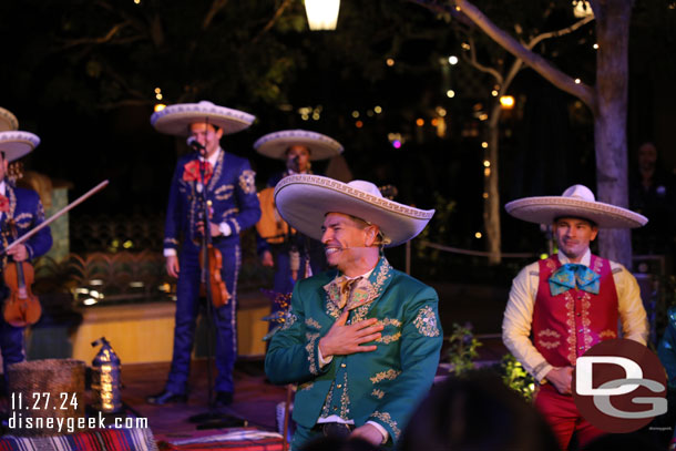 Passed by A Musical Christmas with Mariachi Alegría de Disneyland & Miguel! 