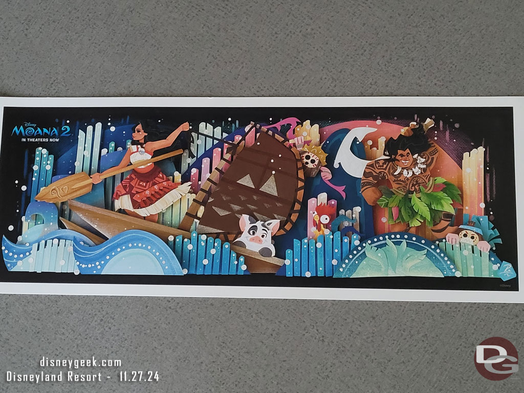 Magic Key Passholder Moana 2 print