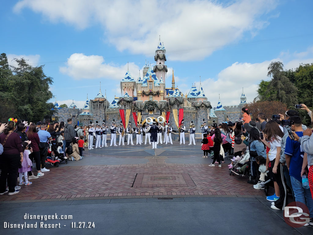 The Disneyland Band performing.