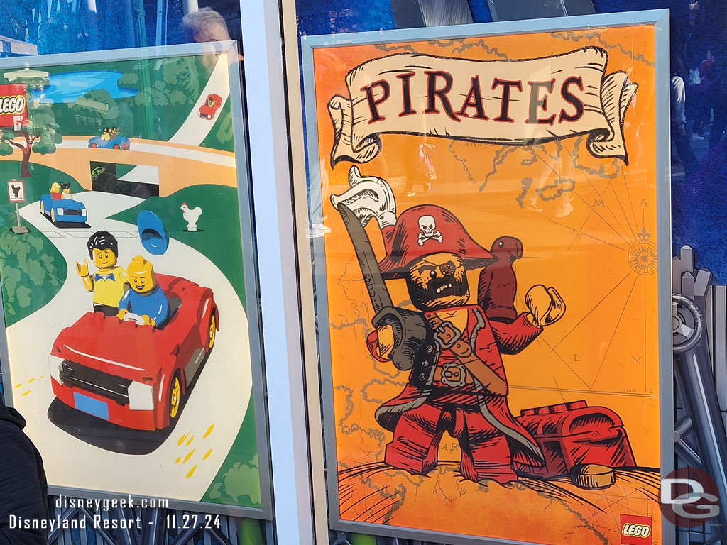 LEGO attraction posts at the LEGO Store