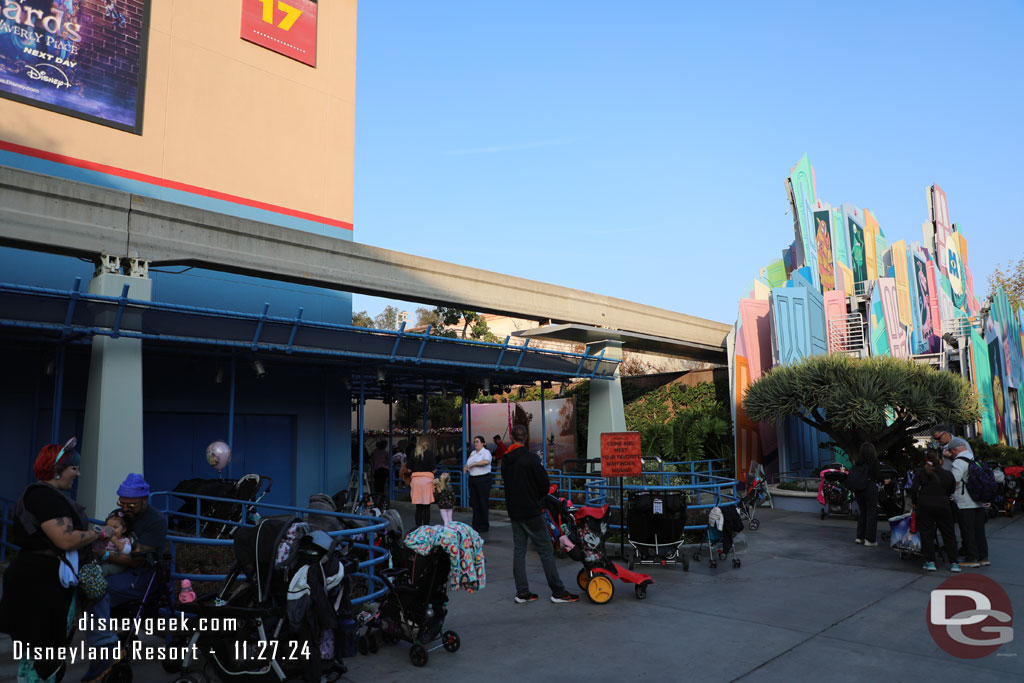 Moana was meeting guests in Hollywood Land