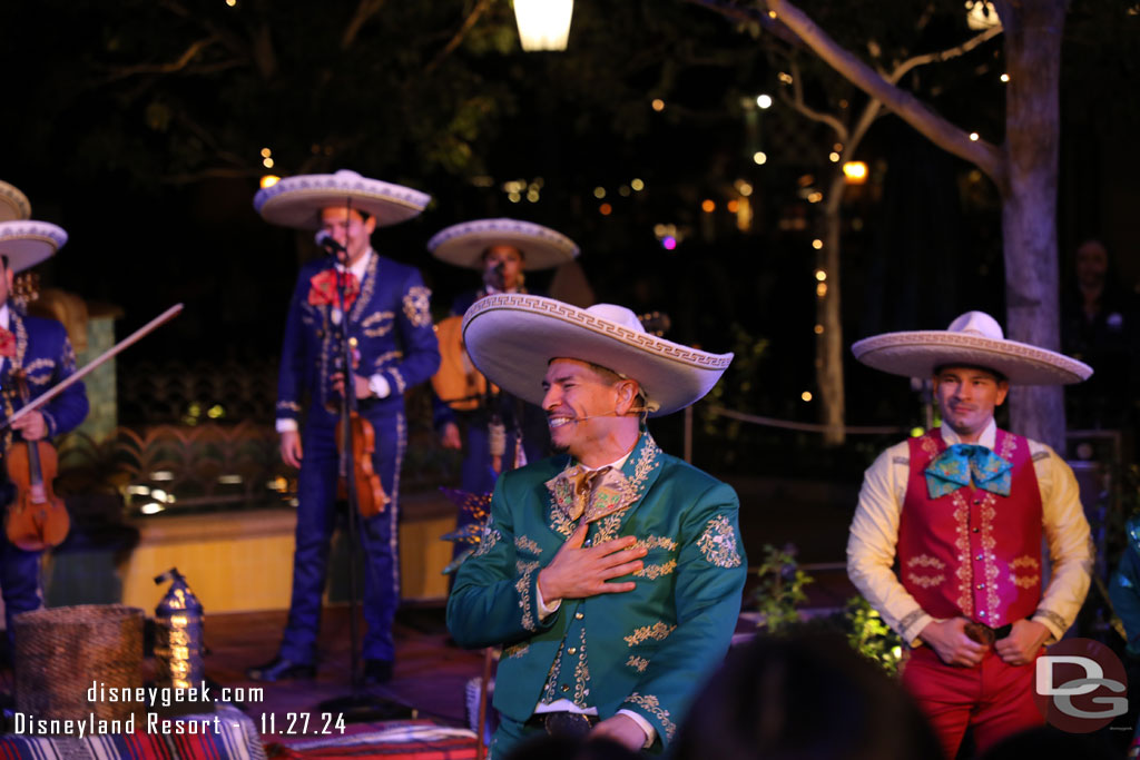Passed by A Musical Christmas with Mariachi Alegría de Disneyland & Miguel! 