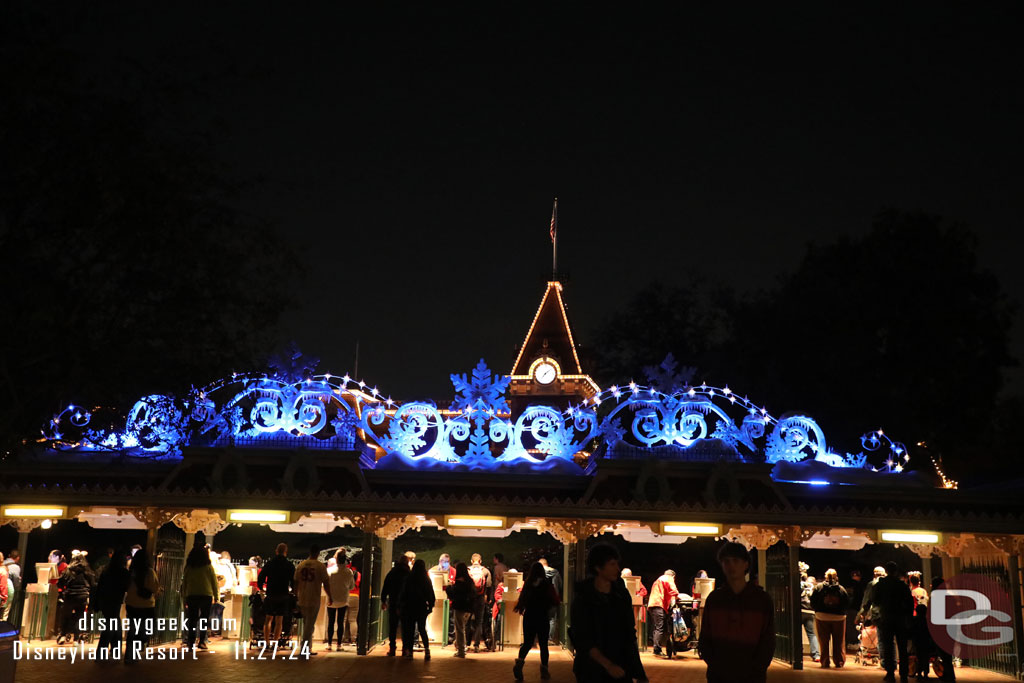7:10pm - Returning to Disneyland