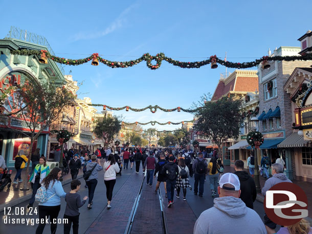 7:54am - Main Street USA