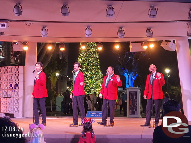 The MoonRays performing a holiday concert 