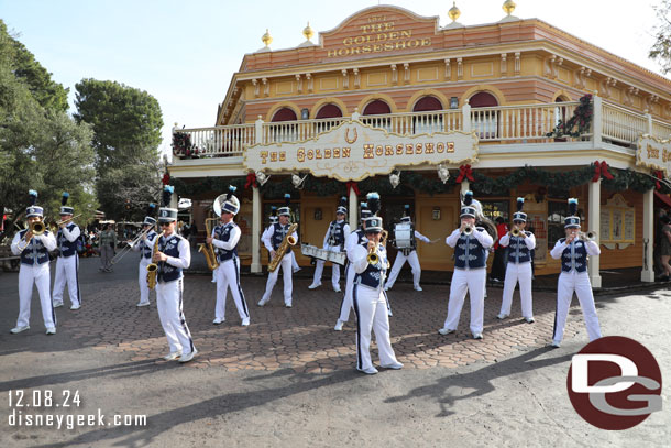 The Disneyland Band in Frontierland.