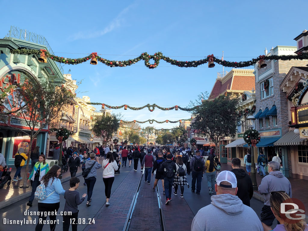 7:54am - Main Street USA