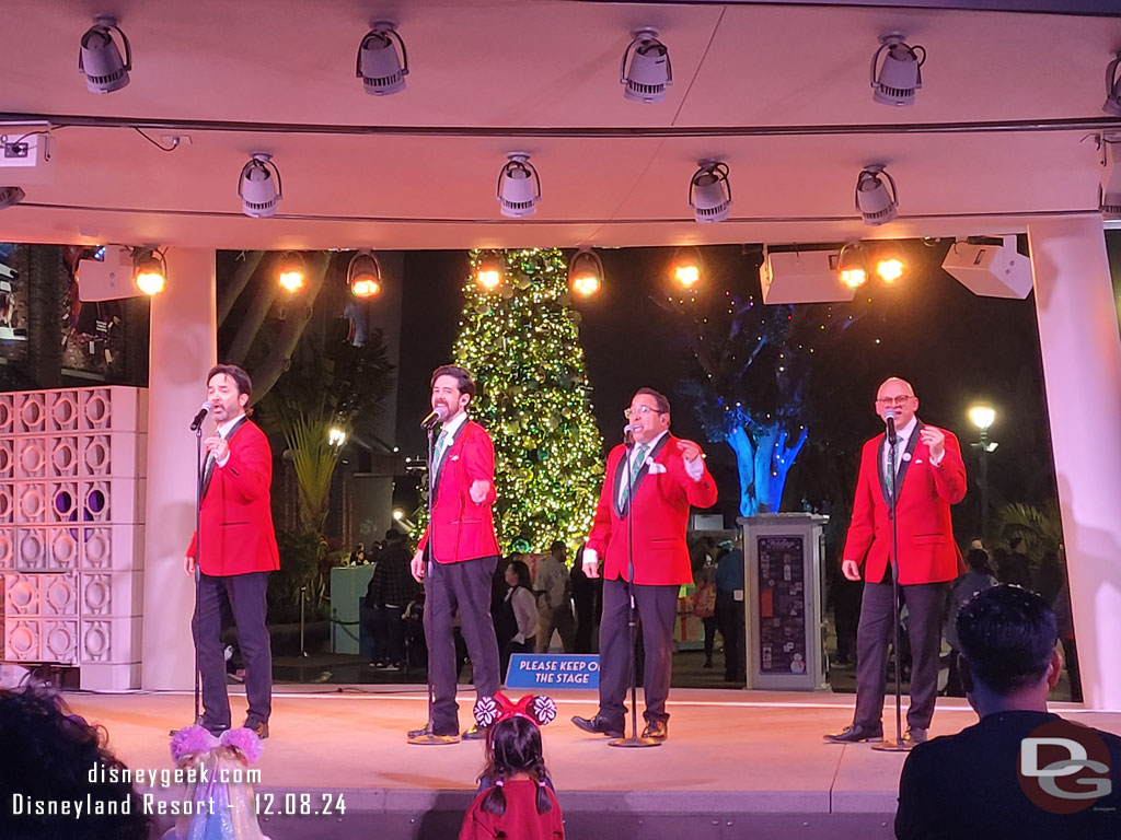 The MoonRays performing a holiday concert 